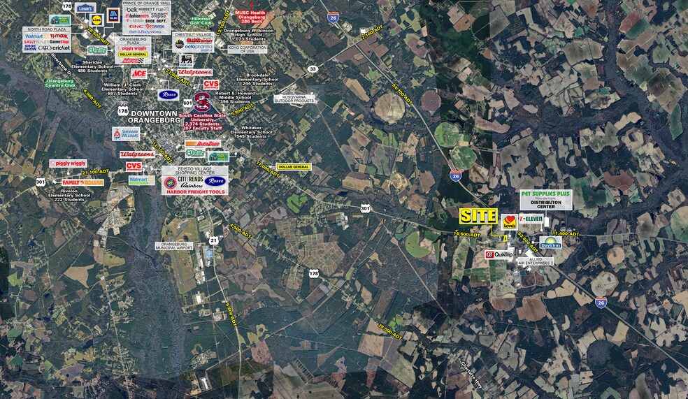 Five Chop Rd, Orangeburg, SC à vendre - Photo du bâtiment - Image 3 de 6