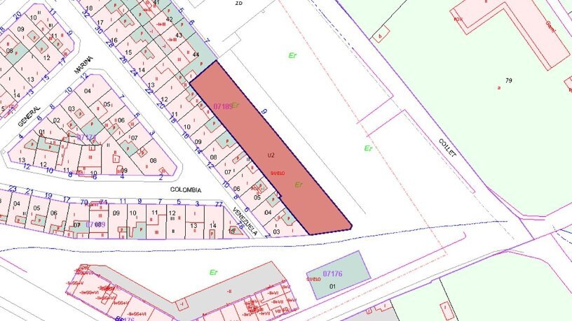 Plaça de Jaume Ribes, 9, CASTELLÓN DE LA PLANA, Castellón à vendre - Plan cadastral - Image 3 de 3