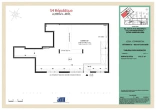 54 Avenue De La République, Aubervilliers à louer Plan d’étage- Image 1 de 1