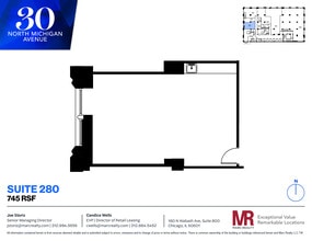 30 N Michigan Ave, Chicago, IL for lease Floor Plan- Image 1 of 3