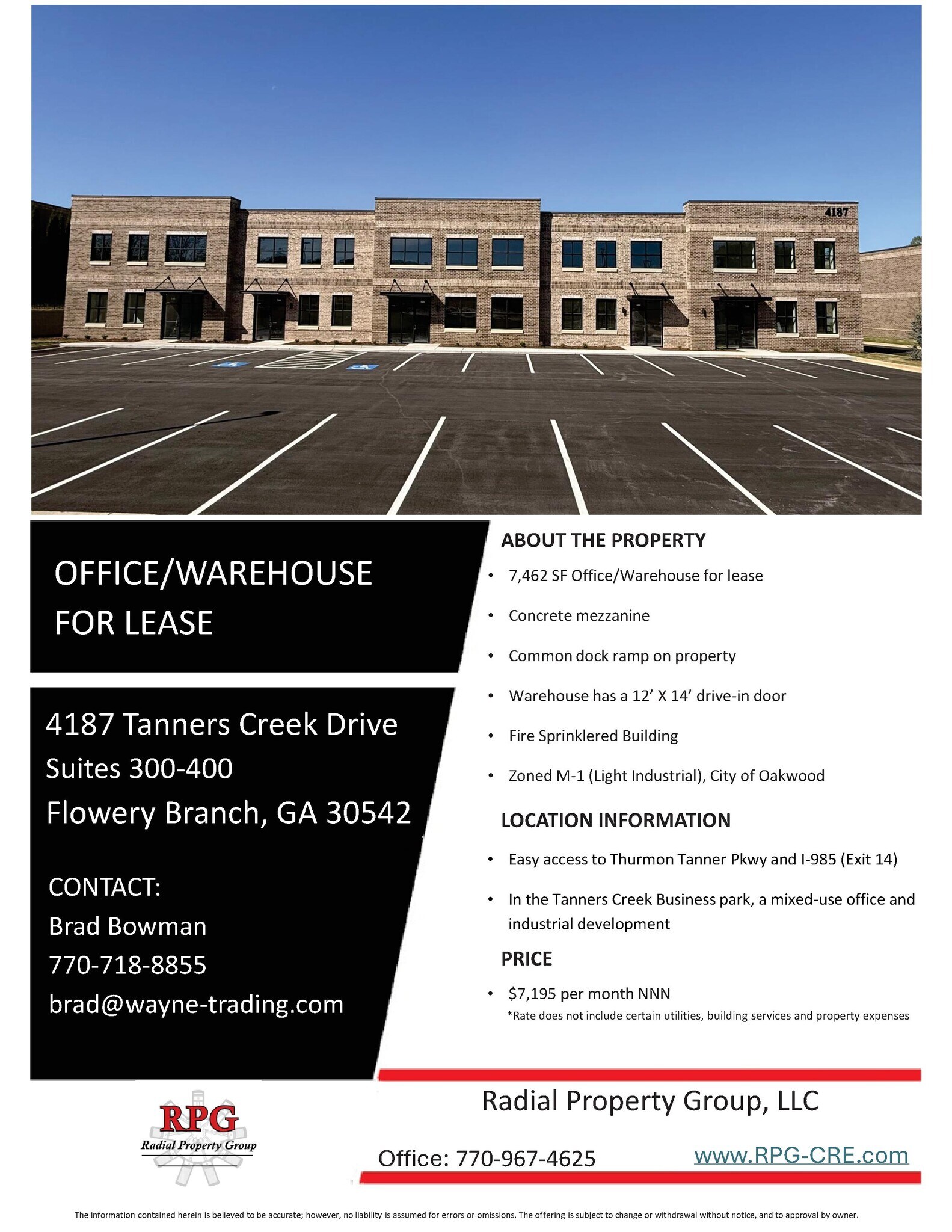 4187 Tanners Creek Dr, Flowery Branch, GA à louer Photo du bâtiment- Image 1 de 3