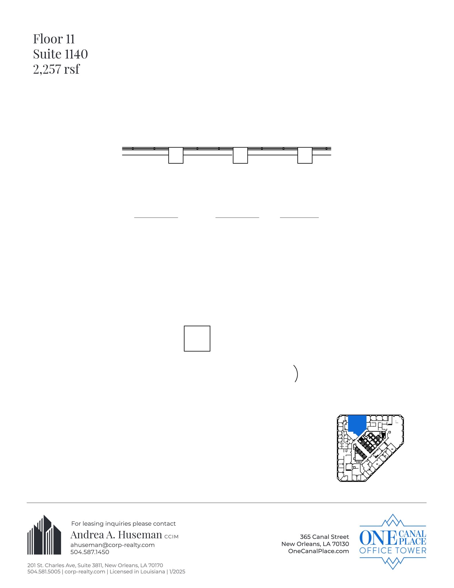 365 Canal St, New Orleans, LA for lease Site Plan- Image 1 of 3