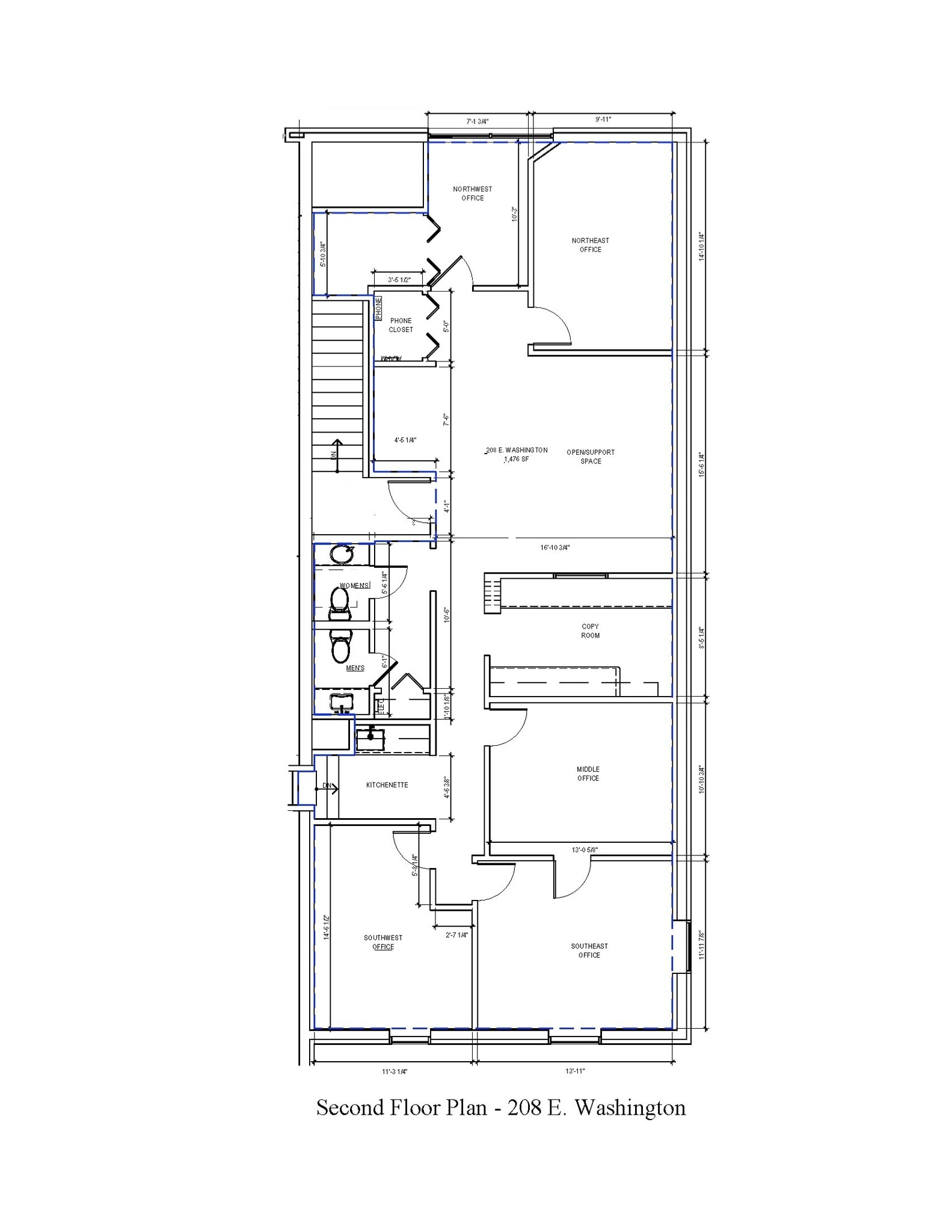 208 E Washington St, Ann Arbor, MI for sale Floor Plan- Image 1 of 5