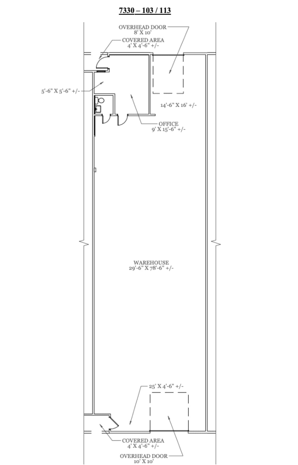 7330 Rampart St, Houston, TX for lease Floor Plan- Image 1 of 1