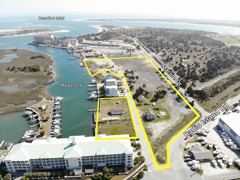 201 Marine Dr, Beaufort, NC à vendre - Aérien - Image 3 de 18