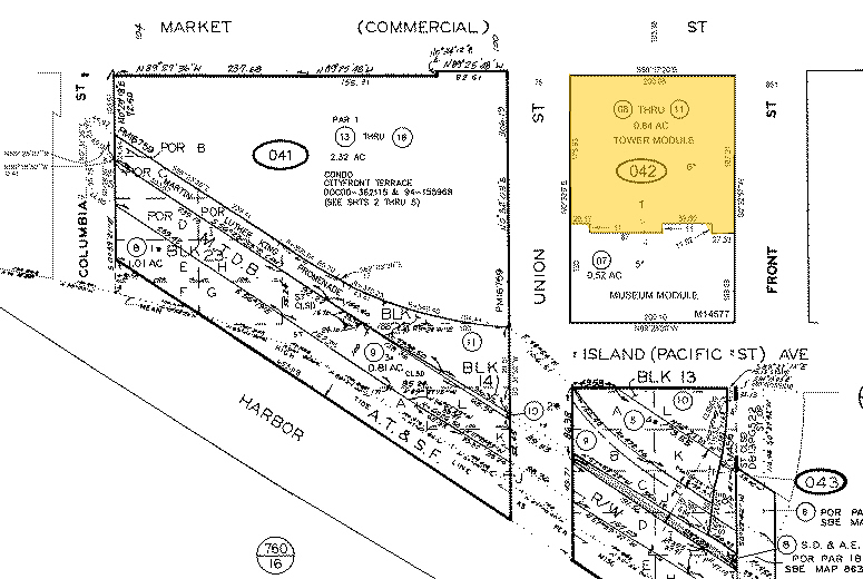 550 Front St, San Diego, CA for sale - Plat Map - Image 3 of 27