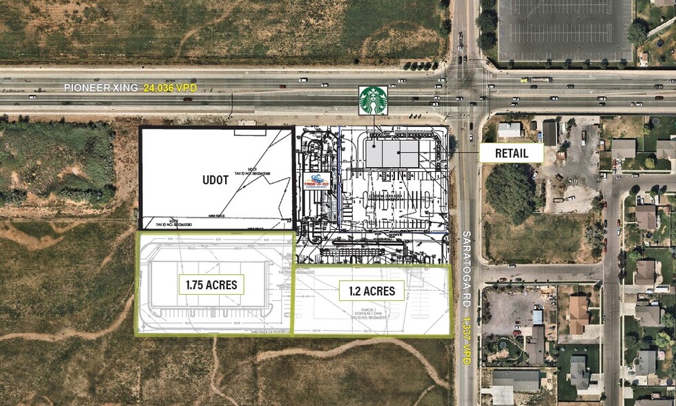 Pioneer Crossing & Saratoga Rd, Saratoga Springs, UT à vendre - Plan de site - Image 2 de 2