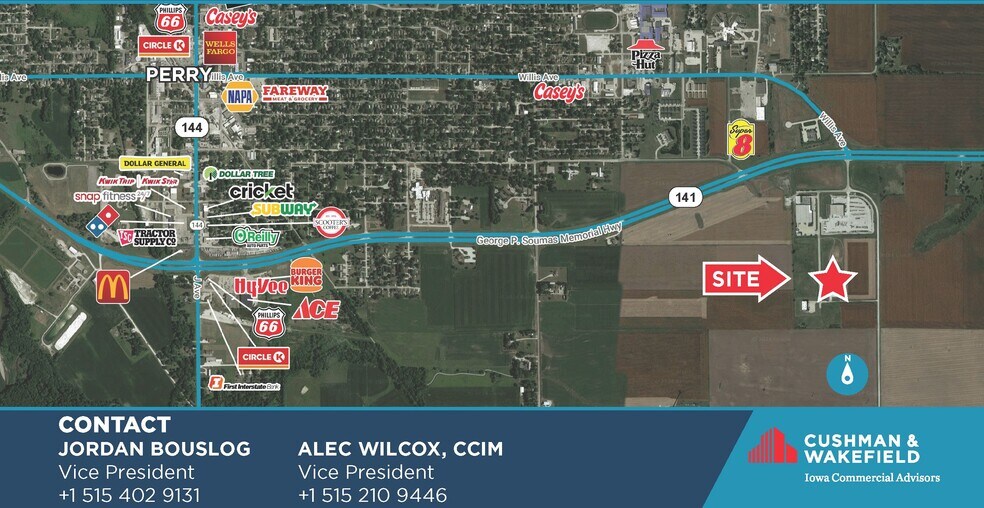 Hwy 141, Perry, IA for sale - Building Photo - Image 2 of 2