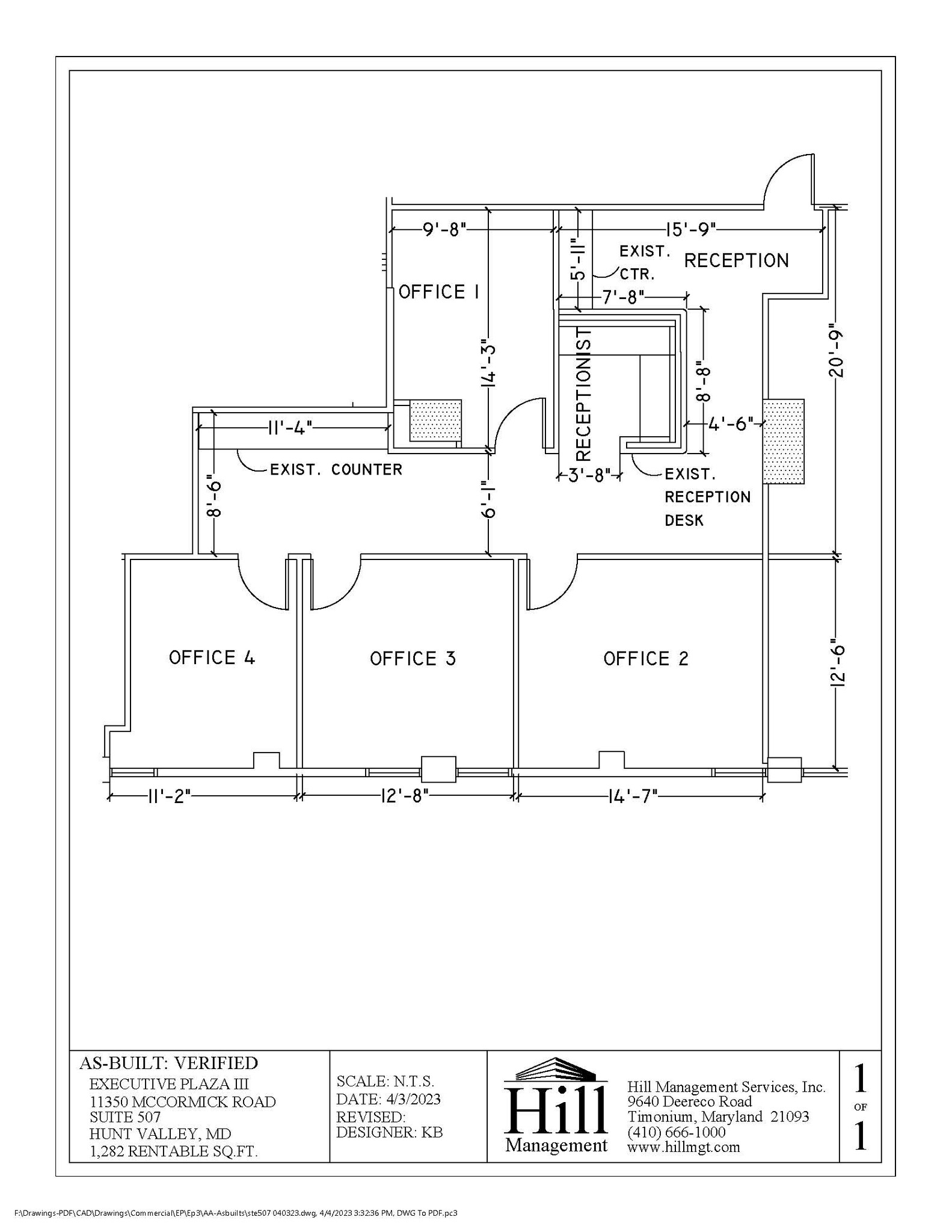 11350 McCormick Rd, Hunt Valley, MD à louer Plan d’étage- Image 1 de 1