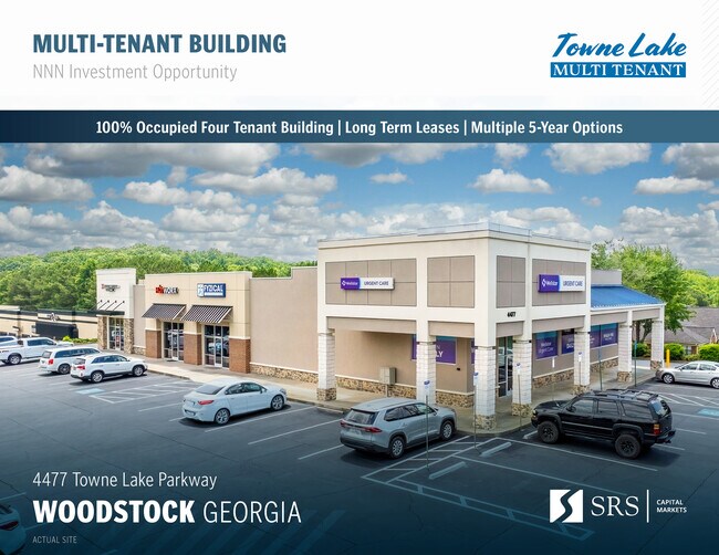 More details for 4477 Towne Lake Pky, Woodstock, GA - Retail for Sale