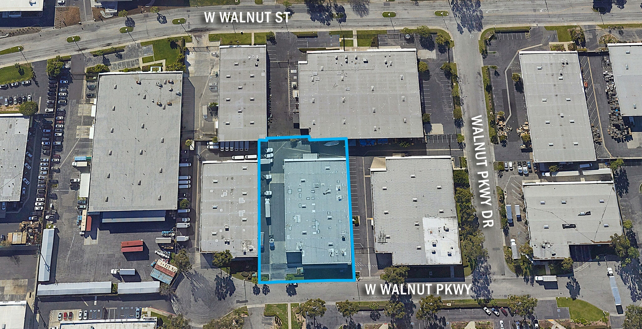 1360 W Walnut Pky, Compton, CA for lease Aerial- Image 1 of 1