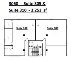 3060-3080 Ogden Ave, Lisle, IL à louer Plan d’étage- Image 1 de 1