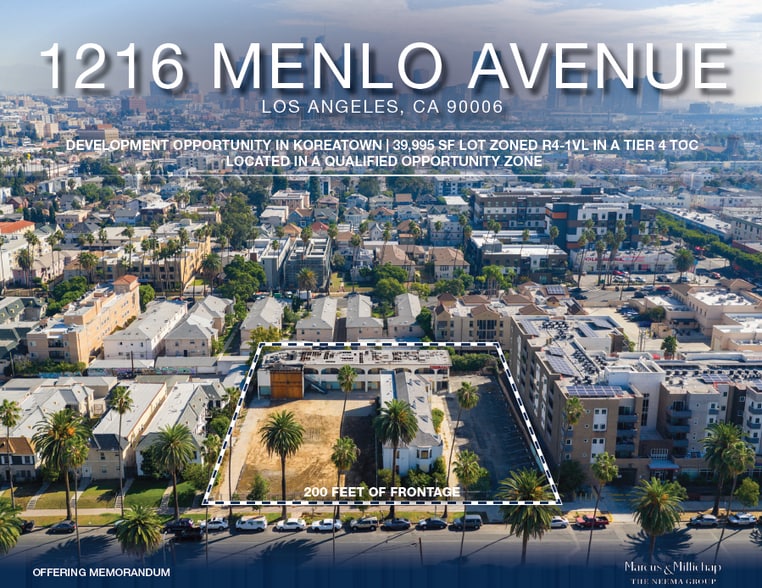 1216 Menlo Ave, Los Angeles, CA for sale - Building Photo - Image 1 of 10