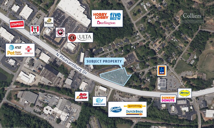 3010 N Pleasantburg Dr, Greenville, SC à vendre Photo du bâtiment- Image 1 de 4