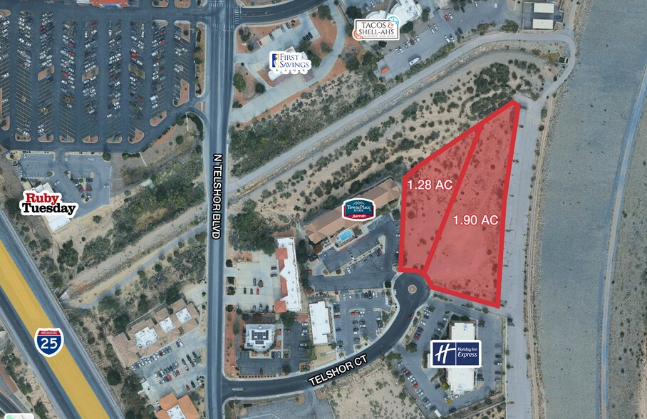 2163 Telshor Ct, Las Cruces, NM à vendre - Aérien - Image 2 de 2