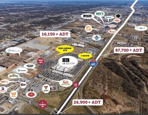 OKC Outlets Pad Sites portefeuille de 2 propriétés à vendre sur LoopNet.ca - Photo du bâtiment - Image 1 de 9