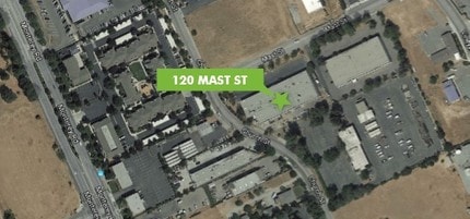 120 Mast St, Morgan Hill, CA - AÉRIEN  Vue de la carte