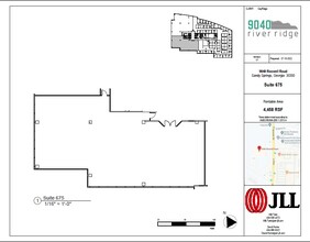 9040 Roswell Rd, Atlanta, GA à louer Plan d  tage- Image 1 de 1