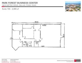 11601 Plano Rd, Dallas, TX à louer Plan d’étage- Image 1 de 1