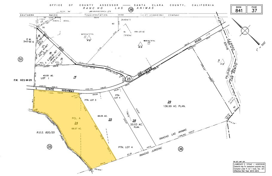 1020 State Highway 25, Gilroy, CA à vendre - Plan cadastral - Image 2 de 2
