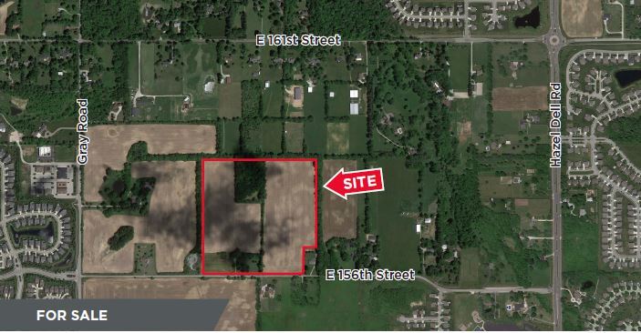 5132 E 156th St, Noblesville, IN for sale Aerial- Image 1 of 2