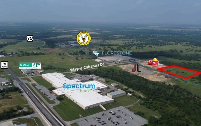 Blue Stem Rd, Denison, TX for lease - Aerial - Image 2 of 2