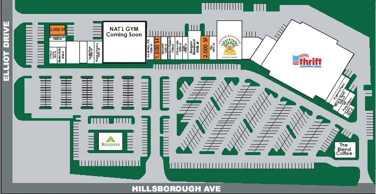 10005-10075 W Hillsborough Ave, Tampa, FL for lease Site Plan- Image 1 of 1