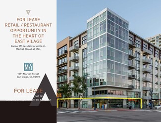 Plus de détails pour 1011-1071 Market St, San Diego, CA - Vente au détail à louer