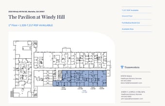 2550 Windy Hill Rd SE, Marietta, GA à louer Plan d’étage- Image 1 de 4