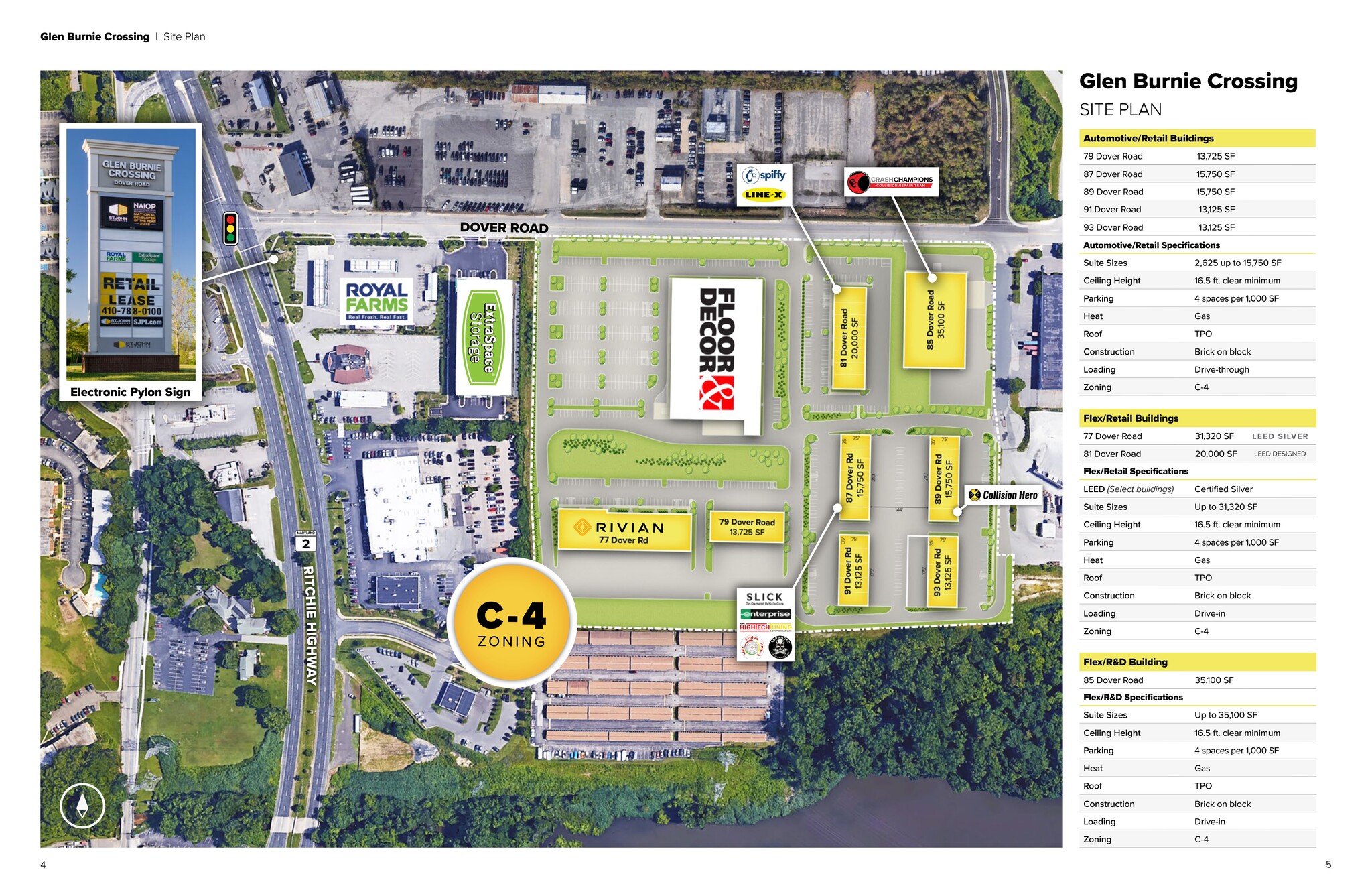81 Dover Rd, Glen Burnie, MD à louer Plan de site- Image 1 de 2