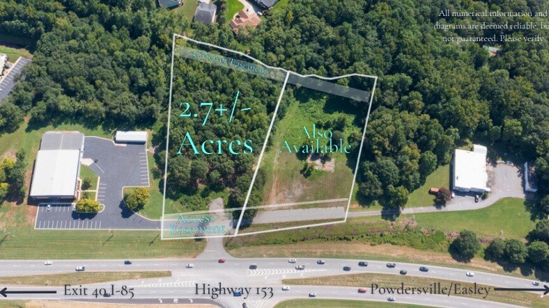 00 153 Hwy, Powdersville, SC à vendre - Photo du bâtiment - Image 1 de 1