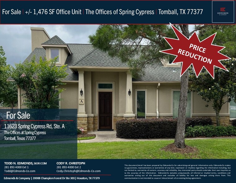 11623 Spring Cypress Rd, Tomball, TX for sale - Building Photo - Image 1 of 15