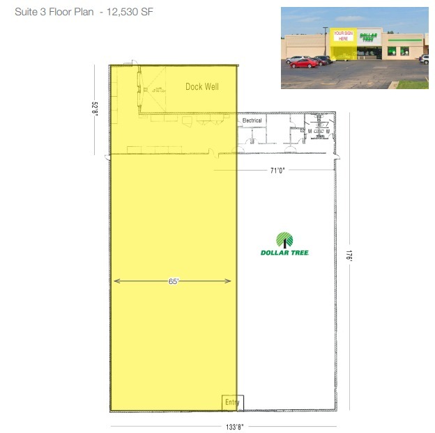 5474 Highway 10 E, Stevens Point, WI à louer Plan d  tage- Image 1 de 1