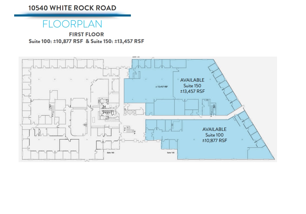 10540 White Rock Rd, Rancho Cordova, CA for lease Floor Plan- Image 1 of 1
