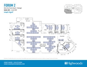 8521 Six Forks Rd, Raleigh, NC for lease Floor Plan- Image 2 of 2