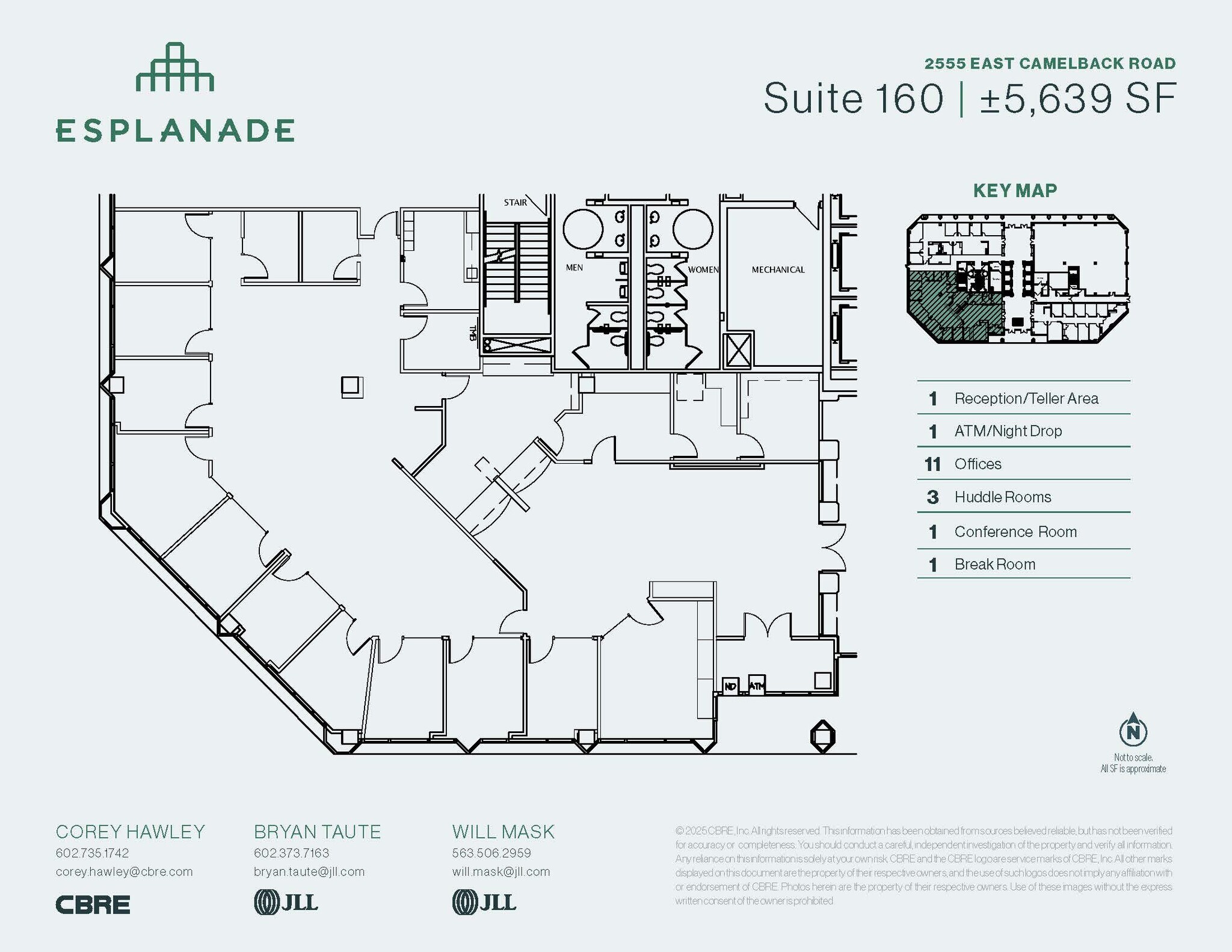 2555 E Camelback Rd, Phoenix, AZ for lease Floor Plan- Image 1 of 1