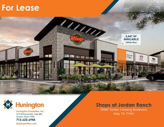 Plus de détails pour 29087 Jordan Crossing Blvd, Katy, TX - Vente au détail à louer