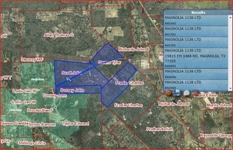 FM 1488 & Mill Creek Rd, Magnolia, TX - Aérien Vue de la carte