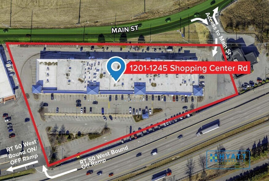 1201-1245 Shopping Center Rd, Stevensville, MD à louer - Aérien - Image 2 de 8