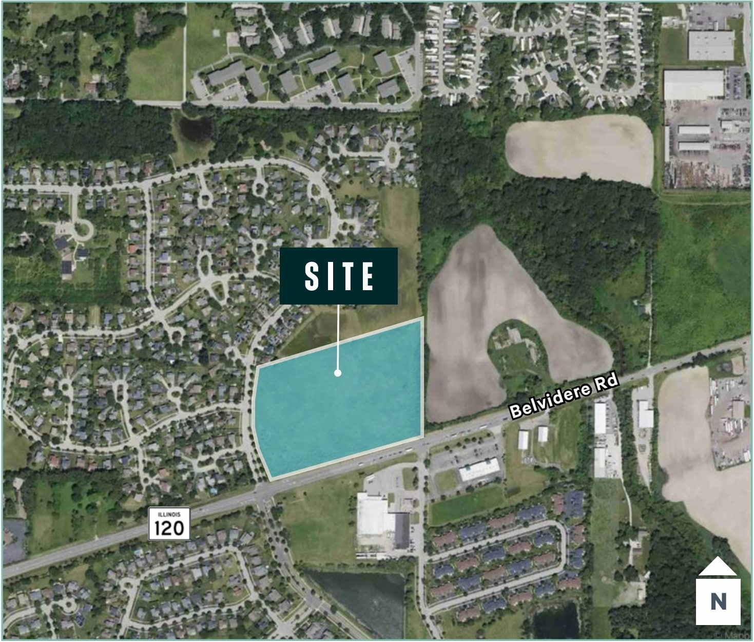 NEC Route 120 & Wildspring, Round Lake, IL for sale Primary Photo- Image 1 of 3