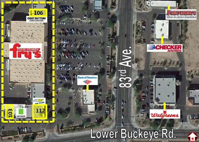 2620 S 83rd Ave, Phoenix, AZ à louer - Aérien - Image 2 de 4