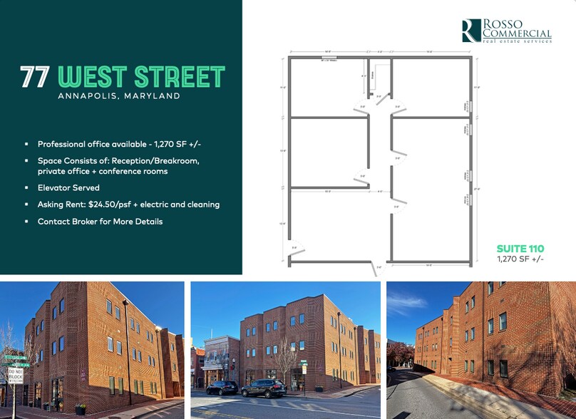 77 West St, Annapolis, MD à louer - Photo du bâtiment - Image 3 de 7
