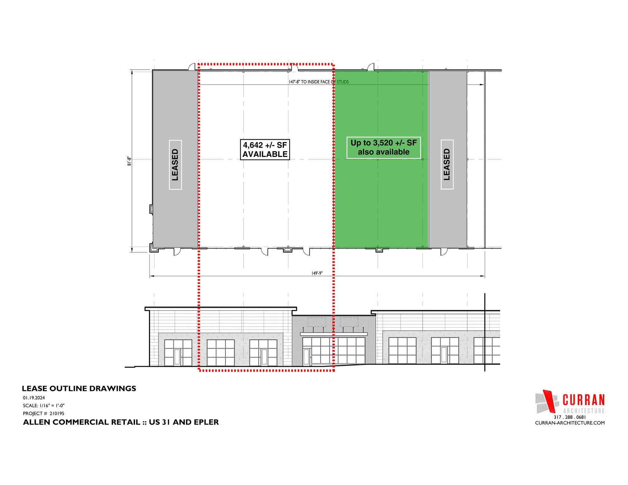 5540 S East St, Indianapolis, IN à louer Plan de site- Image 1 de 1