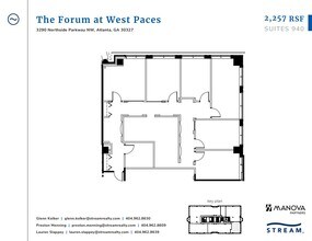 3290 Northside Pky NW, Atlanta, GA for lease Floor Plan- Image 1 of 1