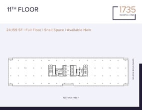1735 N Lynn St, Arlington, VA for lease Floor Plan- Image 1 of 4