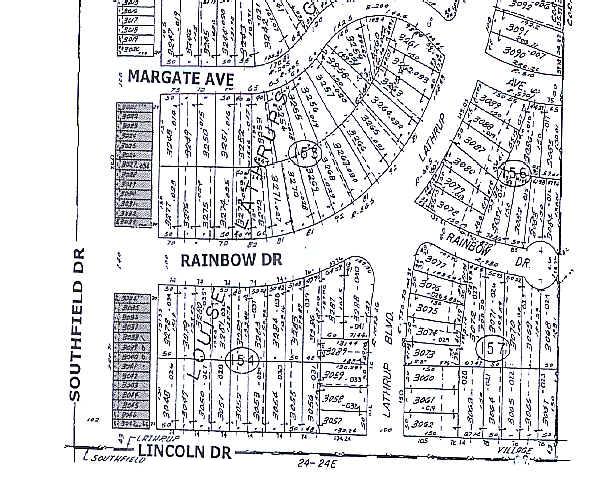 26060 Southfield Rd, Lathrup Village, MI for lease - Plat Map - Image 2 of 3