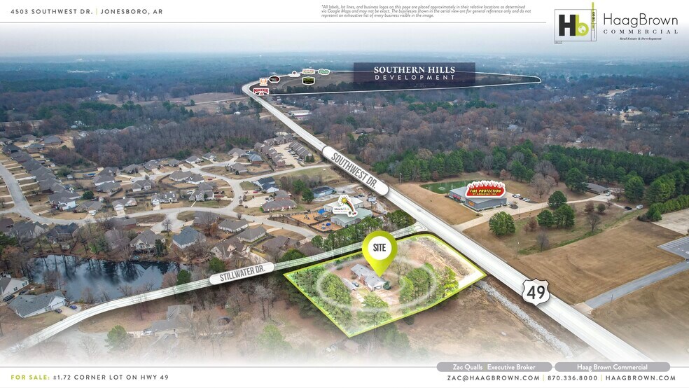 4503 Southwest Dr, Jonesboro, AR for sale - Aerial - Image 3 of 4