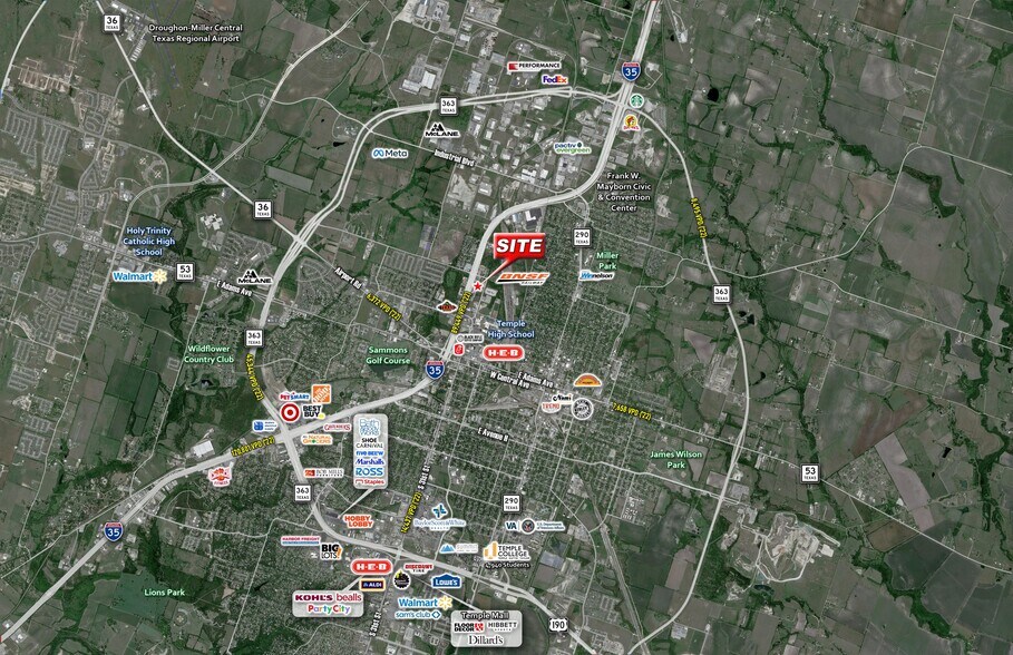 1111 N General Bruce Dr, Temple, TX à louer - Photo du bâtiment - Image 3 de 3