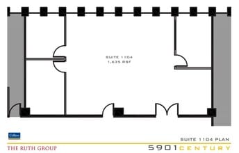 5901 W Century Blvd, Los Angeles, CA à louer Plan d’étage- Image 1 de 1