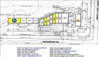 8346-8430 Richardson Rd, Commerce Township, MI for lease Floor Plan- Image 1 of 1